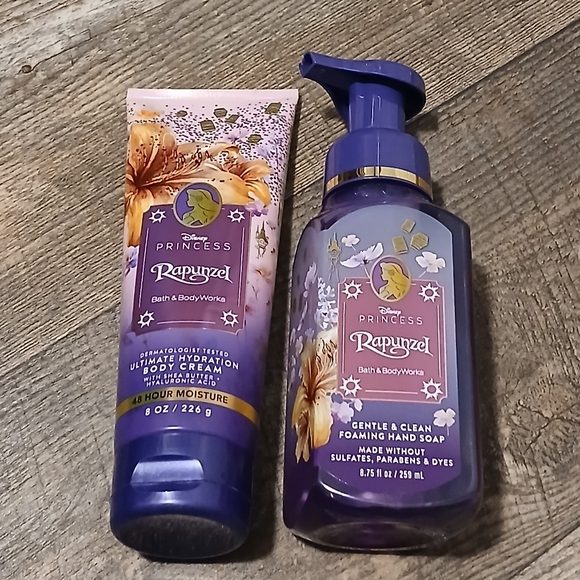 Bath & Body Works Other - Disney ♡ Rapunzel Foaming Hand Soap & Body Cream